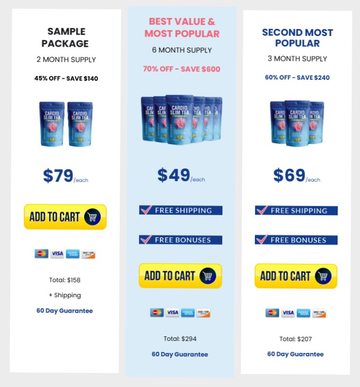 Cardio Slim Tea Official Website